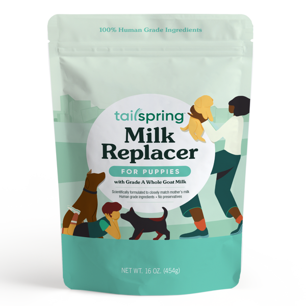 TailSpring Milk Replacer (Powdered) For Puppies, 16 oz