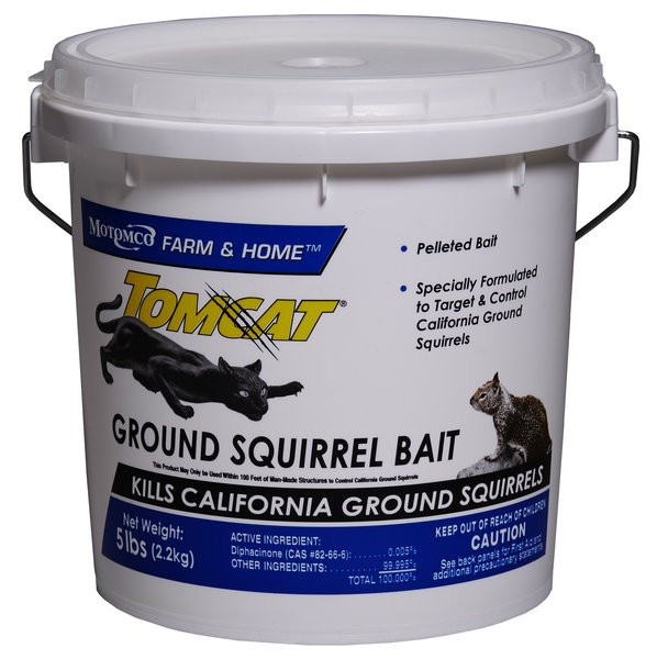 Tomcat Ground Squirrel Bait, 5 lb Tub