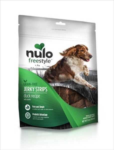 Nulo Freestyle Jerky Strips, Duck With Plums, 5 oz
