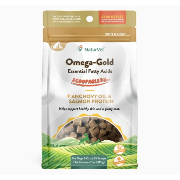 NaturVet Omega-Gold Essential Fatty Acids For Dogs & Cats