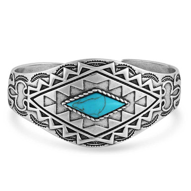 The - Blanket Turquoise Silversmiths Statement Cuff Store Farm Montana Bracelet