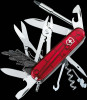 Victorinox Cyber Tool M 91mm Red Transparent Folding Knife