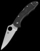 Spyderco Delica 4 Flat Ground Black