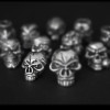 Schmuckatelli Emerson Pewter Skull Bead