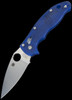 Spyderco Manix 2 Lightweight Transparent Blue