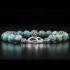 William Henry Verdigris BB16 Bead Bracelet