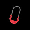 Maxpedition Positive Grip Zipper Pulls Red