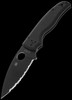 Spyderco Shaman Black Serrated