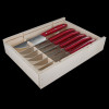 Due Cigni Steak Knife Set of 6 RED