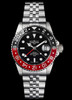 Davosa Ternos Pro GMT Automatic Black/Red Pentalink