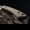 BeaverCraft Bushcraft Knife Black Oak