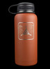 TAD Edition Earthwell Topo Skull Cave 32oz Insulated Sierra Red