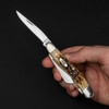 Case Cutlery Stockman Amber Bone