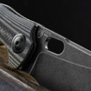 Kizer Mini Sheepdog C01c Black Micarta