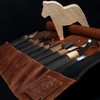 Beavercraft Deluxe Wood Carving Set Walnut Handles