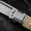 Andre de Villiers Pocket Butcher Bone Shield Back Lock