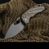 QSP Hornbill Golden Carbon Fibre Black Blade