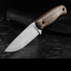 Manly Crafter Walnut RWL34 Fixed Blade Knife