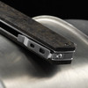 Maserin Silver 410 Fat Carbon "Gold Dark Matter" Folding Knife