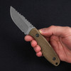 JWK Small Meridian Fixed Field Knife - Green