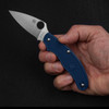 Spyderco UK Penknife Lightweight Dark Blue CPM SPY27