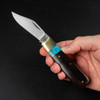 Michael May Barlow Ebony & Turquoise Folding Knife