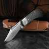 Twisted Assisted Traditional Slip Joint Carbon Fibre Folding Knife