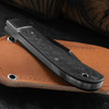 Twisted Assisted Traditional Slip Joint Carbon Fibre Folding Knife