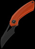 Twisted Assisted Bestech Bihai Black PVD Folding Knife Orange