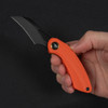 Twisted Assisted Bestech Bihai Black PVD Folding Knife Orange