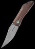 Real Steel Ventus Titanium Bronze Folding Knife
