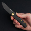 Real Steel G-Tanto G10 Black/Gold Folding Knife