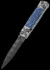 David Steier Blue Brain Coral Custom Knife