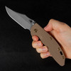 Hinderer XM-18 3.5" Bowie G10 FDE Folding Knife