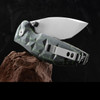 QSP Turtle Punk G10 Folding Knife Green