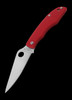 Spyderco Grasshopper G10 Folding Knife Red