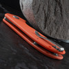 LIong Mah Design Eutektik EFD Folding Knife Orange