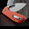 LIong Mah Design Eutektik EFD Folding Knife Orange