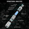 MecArmy X6 Mini Titanium Keychain Flashlight