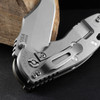 Hinderer XM-18 3.5" Bowie G10 Stonewashed Folding Knife
