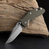 Hinderer XM-18 3.5" Bowie G10 Stonewashed Folding Knife