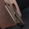 Civivi Elementum Guibourtia Wood Black Folding Knife