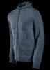 PDW Orion Merino Hoodie FZ Jager Blue
