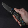 Kizer Feweed Fat Carbon 80's Camo Folding Knife