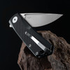 Real Steel Phantom Luna Black Folding Knife
