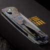 We Knife Nightblade Flamed Titanium Folding Knife
