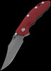 Hinderer XM-18 NF Bowie G10 Red Folding Knife