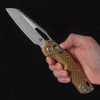 Microtech MSI Ram-Lok Stonewashed Tan Folding Knife