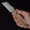 Kizer Drop Bear Tan Micarta Utility Knife