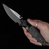 Real Steel Hoeft Aluminium Foil Carbon Fibre Folding Knife